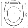 Сидение ALCAPLAST A604 SHELL для унитаза Softclose