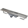 Водоотводящий желоб ALCAPLAST APZ6S-550 PROFESSIONAL с порогами для цельной решетки, горизонтальный слив